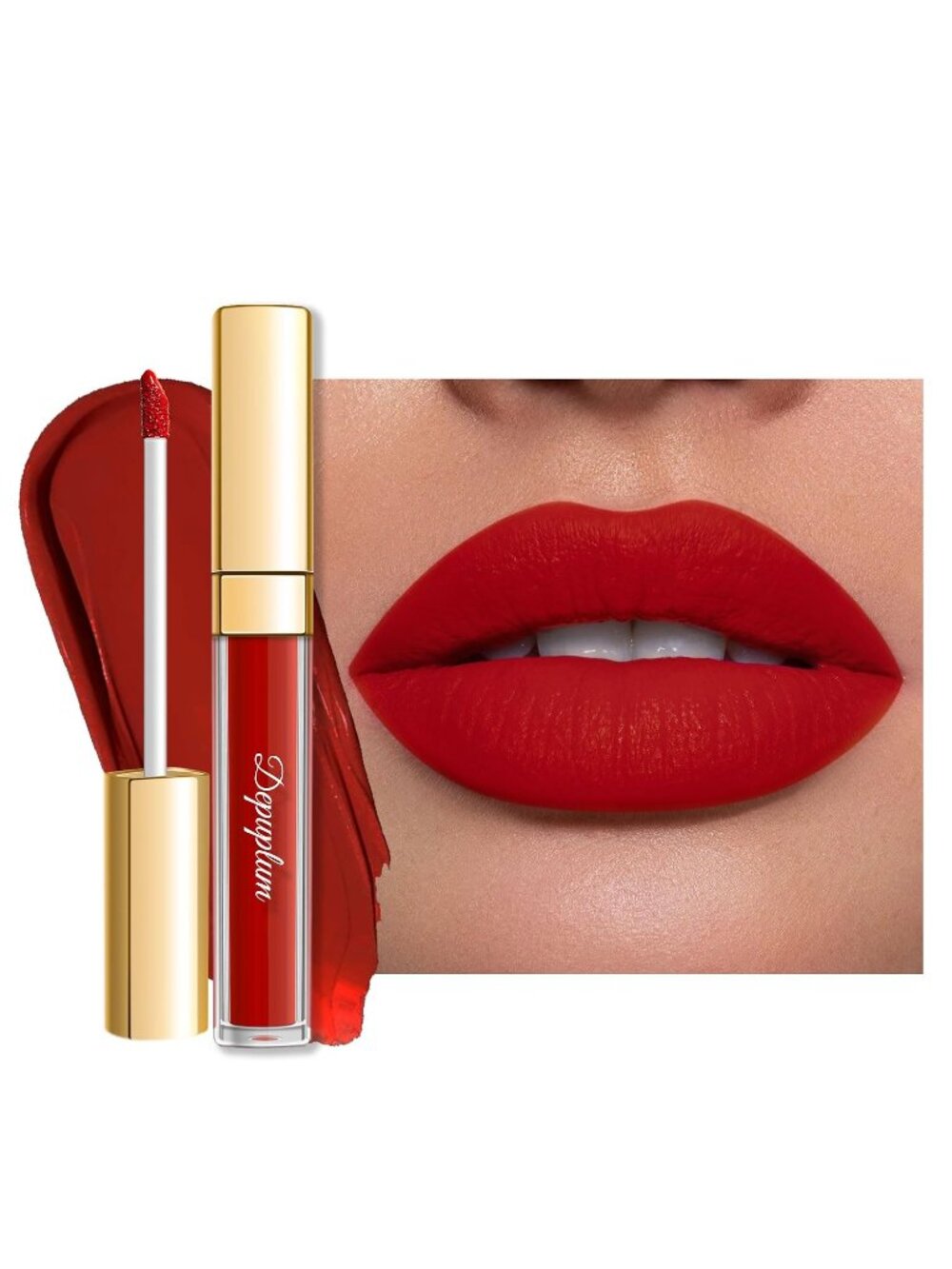 Women's DM05 Dragon Girl Matte Liquid Lipstick Wear Waterproof Lip Stain